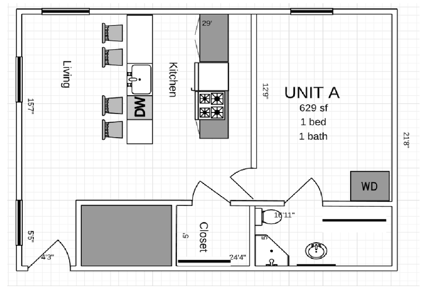Unit A Floor Plan
